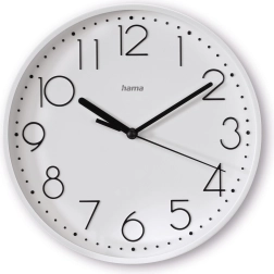 Horloge murale Hama Salina 22cm Blanche