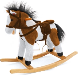 Milly Mally cheval à bascule Łatek marron foncé