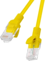 Patchcord LANBERG 0,25 m jaune lot de 10