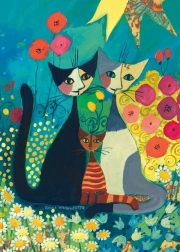 Heye puzzle métallique parterre de fleurs 1000 pièces