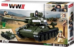Sluban Seconde Guerre Mondiale char soviétique T-34/85 2v1