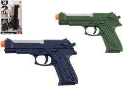 Pistolet en plastique 17 cm avec lumière et son