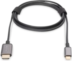 Câble adaptateur HDMI 4K 30Hz vers USB Type‑C 3.1 noir 1,8 m