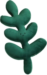 Coussin décoratif en peluche en forme de feuille – Type 1