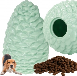 Cône interactif à friandises pour chiens – jouet nettoyant et à mâcher