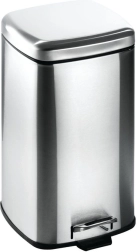 Poubelle à pédale en acier 12 L