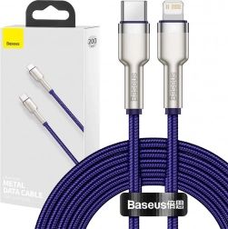 Baseus câble USB‑C vers Lightning 20 W, 2 m, violet