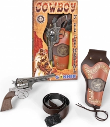 Set de jeu cow-boy avec revolver et étoile de shérif