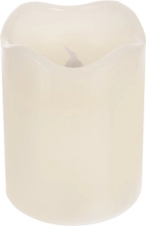 Bougie décorative LED en cire avec minuterie