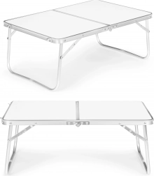 Table de camping pliante 60 × 40 cm, blanche MULTIGARDEN