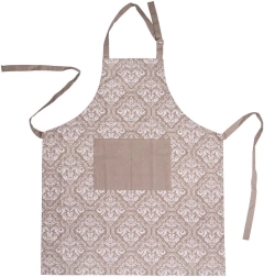 Tablier de cuisine en coton avec poche et liens