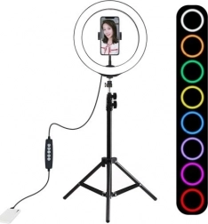 Anneau lumineux RGBW 26 cm avec trépied 1,1 m PULUZ