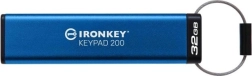 Carte mémoire 32 Go IronKey Keypad 200 FIPS 140-3 Niv. 3 AES-256