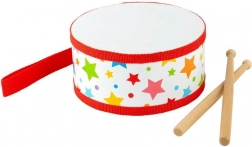 Tambour en bois avec étoiles Bigjigs Toys