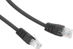 Câble patch réseau Cat 6 UTP 2 m noir