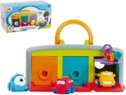 Garage pour petites voitures avec trois voitures et accessoires