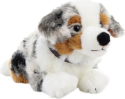 chien berger australien en peluche éco 42 cm