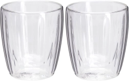 Verres thermiques à double paroi pour espresso, 120 ml, lot de 2