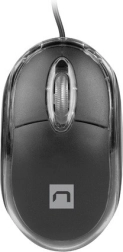 Souris optique filaire Natec Vireo 2, 1000 DPI, noire