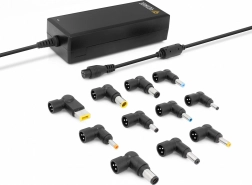 Adaptateur d'alimentation universel pour ordinateur portable 90W avec jeu de 11 embouts