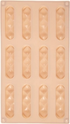 Moule en silicone pour biscuits et pralines beige 29,5 × 17 × 1,5 cm