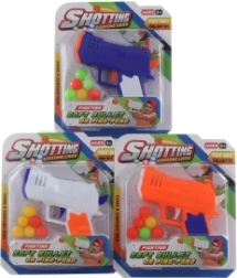 Pistolet en plastique à balles pour enfants