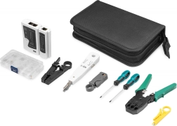 Kit d’outillage réseau pour service et installation LAN DIGITUS