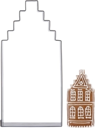 Emporte-pièce en inox maison 12 cm