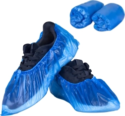 Couvre-chaussures jetables imperméables en LDPE – 20 pièces