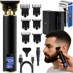 Tondeuse cheveux et barbe SOULIMA avec réglage de vitesse et écran LCD