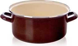 Casserole émaillée Brown 24 cm, 4 l