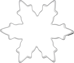 Emporte-pièce en métal flocon de neige 10 cm