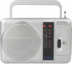 Radio portable ELLRA Tola argenté