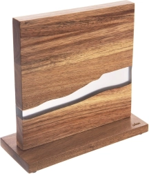 Support magnétique double face pour couteaux River en bois d’acacia