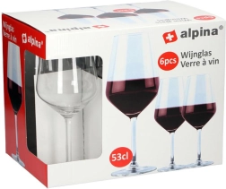 Verres à vin rouge Alpina 530 ml (6 pcs)