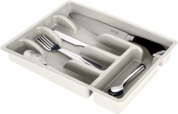 Insert de tiroir pour couverts gris 36 × 25,5 cm