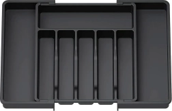 Organiseur réglable à couverts pour tiroir de cuisine 33–57 cm