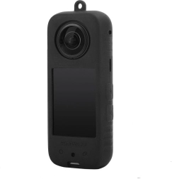 Coque de protection en silicone Sunnylife pour Insta360 X3, noire