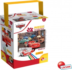Puzzle pour enfants Cars : réversible, 24 pièces