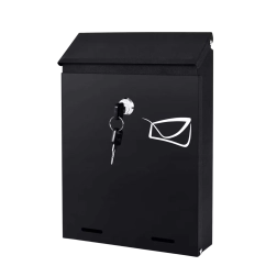 Boîte aux lettres HERON, acier, verrouillable, 26 × 18,5 × 5,5 cm