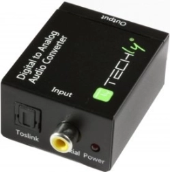 Convertisseur audio numérique-analogique Toslink/coaxial vers RCA stéréo
