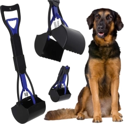 Pelle pour excréments de chien, pliable – bleu