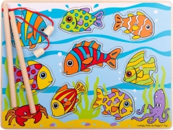 Bigjigs Toys pêche de petits poissons sur planche magnétique