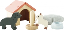 Le Toy Van set d’animaux en bois – chien et chat