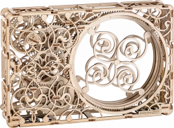 Tableau mécanique - puzzle 3D en bois