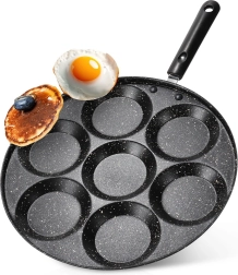 Poêle en granit pour œufs avec 7 moules BASIC LINE 30 cm