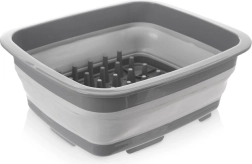 Égouttoir pliable en silicone pour vaisselle 37 × 31,5 × 14,5 cm