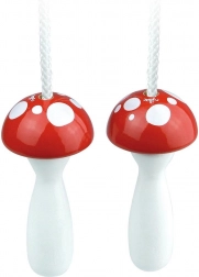 Corde à sauter en forme d'amanite par Vilac