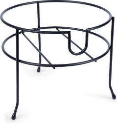 Support métallique pour distributeur de boisson avec robinet, noir, 23 cm