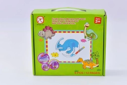 Mac Toys Puzzle Dinosaures avec Peinture à l'Eau